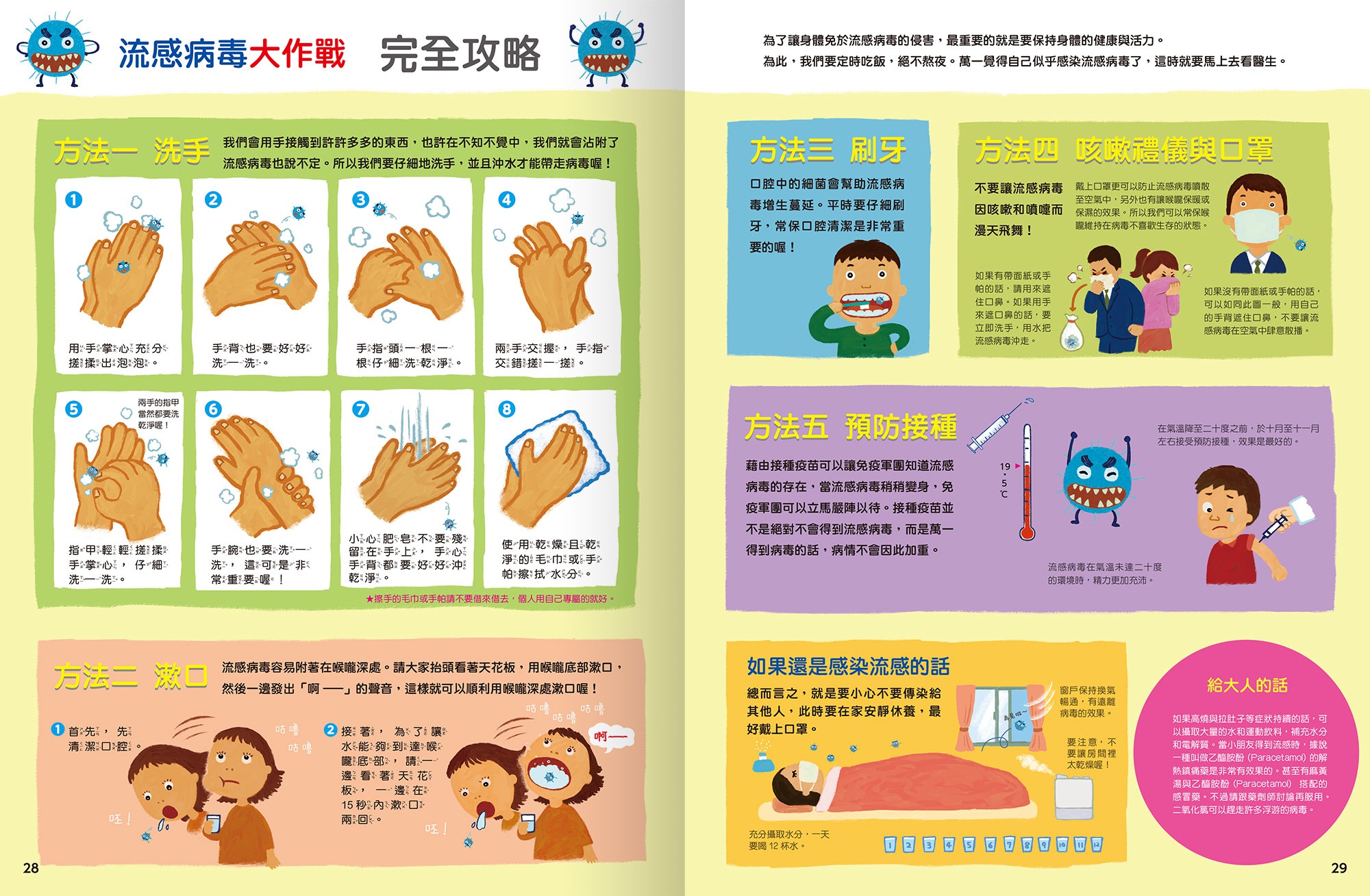 一起認識傳染病的秘密-流感病毒魯魯